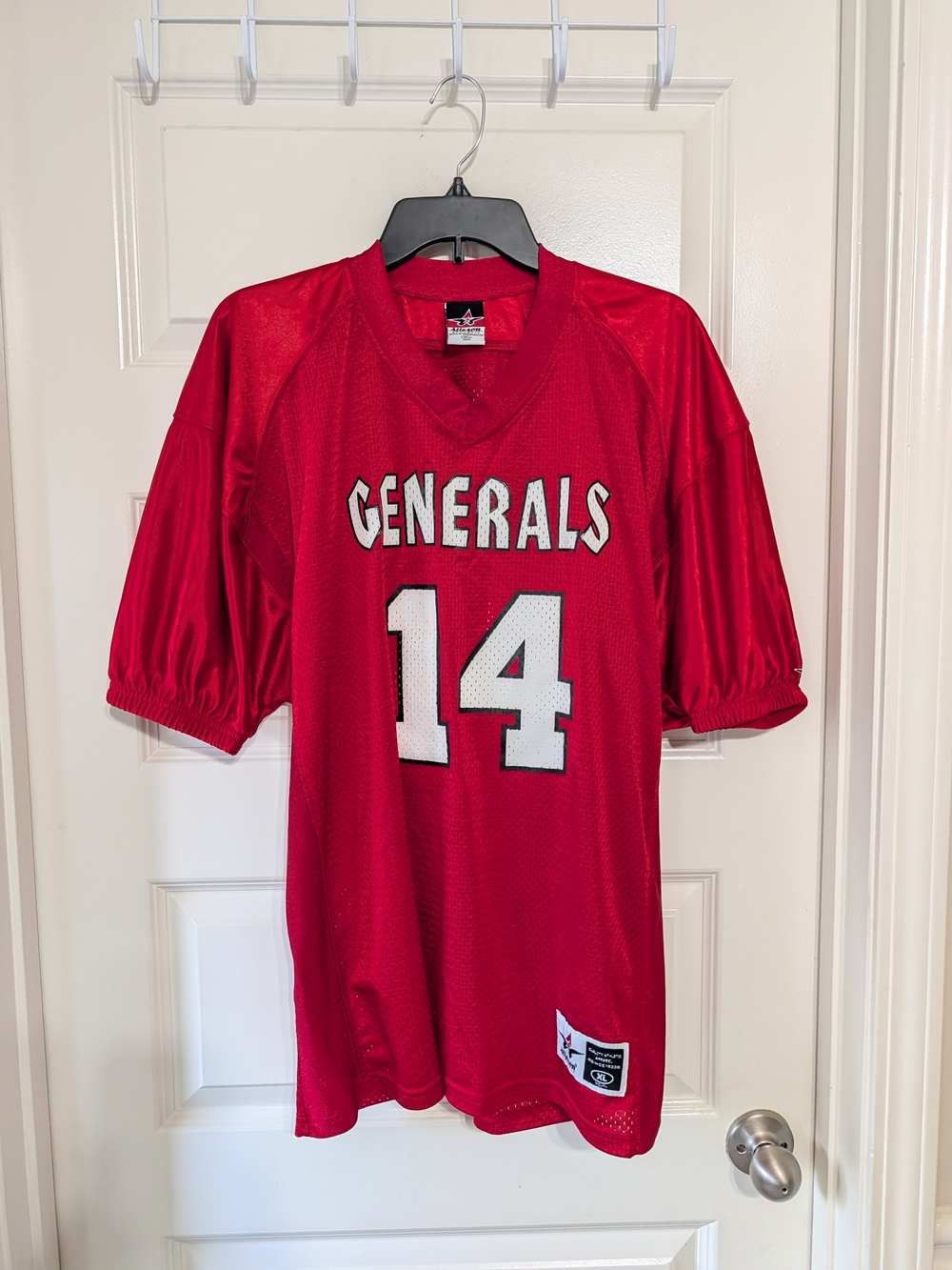 Allesom Athletic XL Red Team Football Jersey